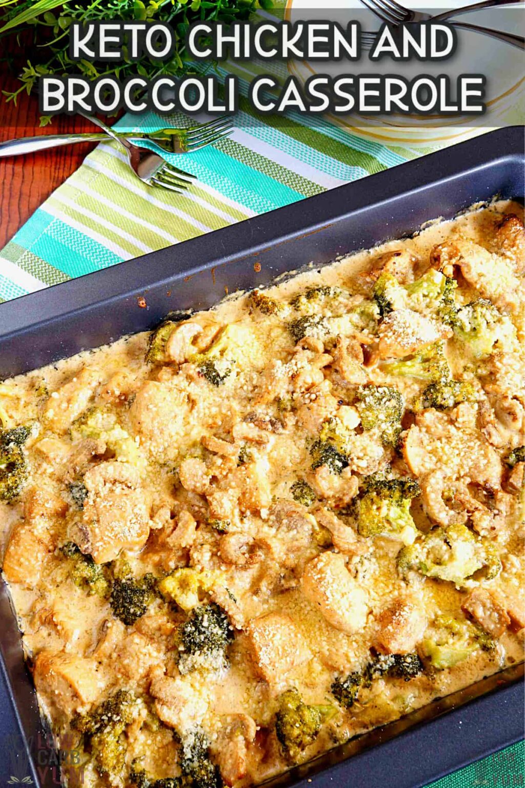 Keto Chicken Broccoli Casserole With Cream Cheese Low Carb Yum