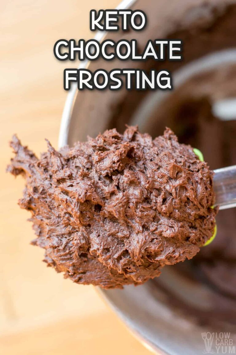 Keto Chocolate Frosting (Buttercream Recipe) Low Carb Yum