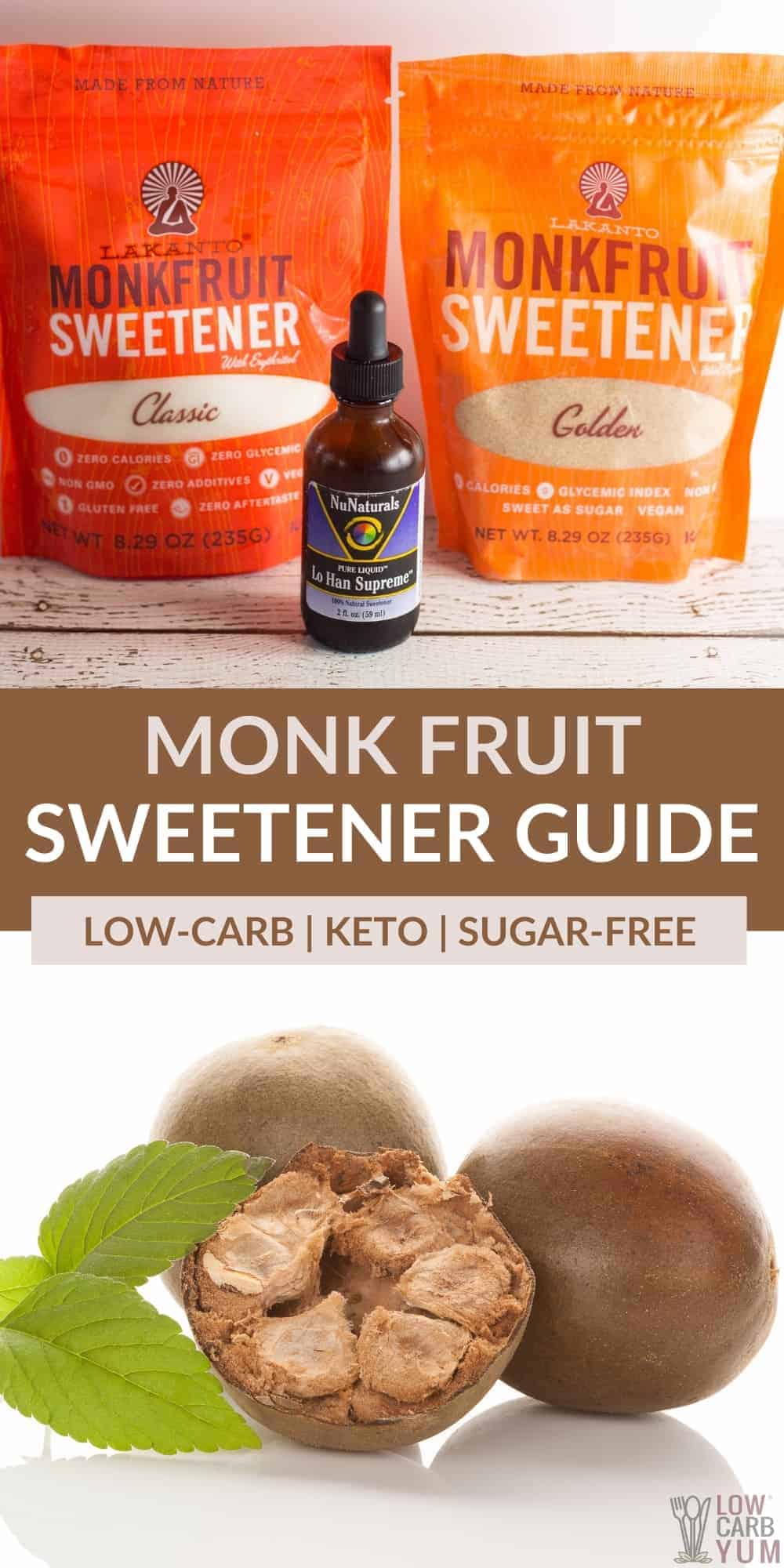 Monk Fruit Sweetener: Low-Carb Sugar Substitute Guide - Low Carb Yum