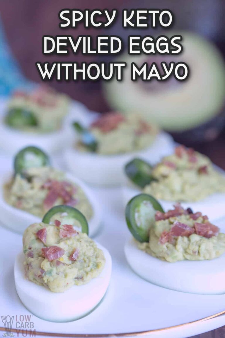 Spicy Keto Deviled Eggs Without Mayo Low Carb Yum