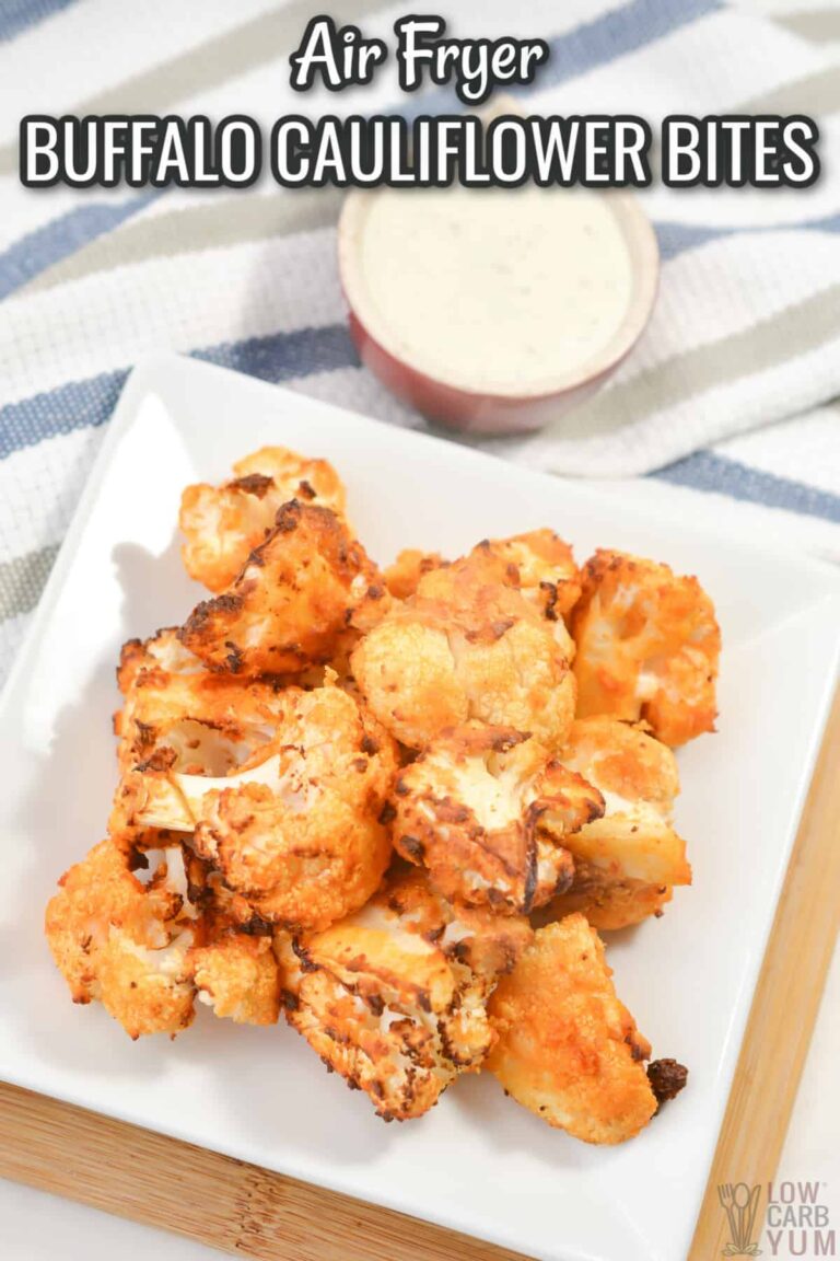 Air Fryer Buffalo Cauliflower Bites Low Carb Yum