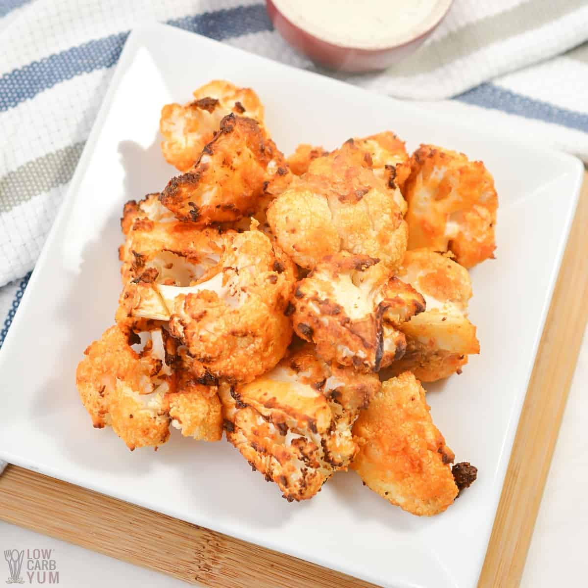 buffalo cauliflower bites featured image