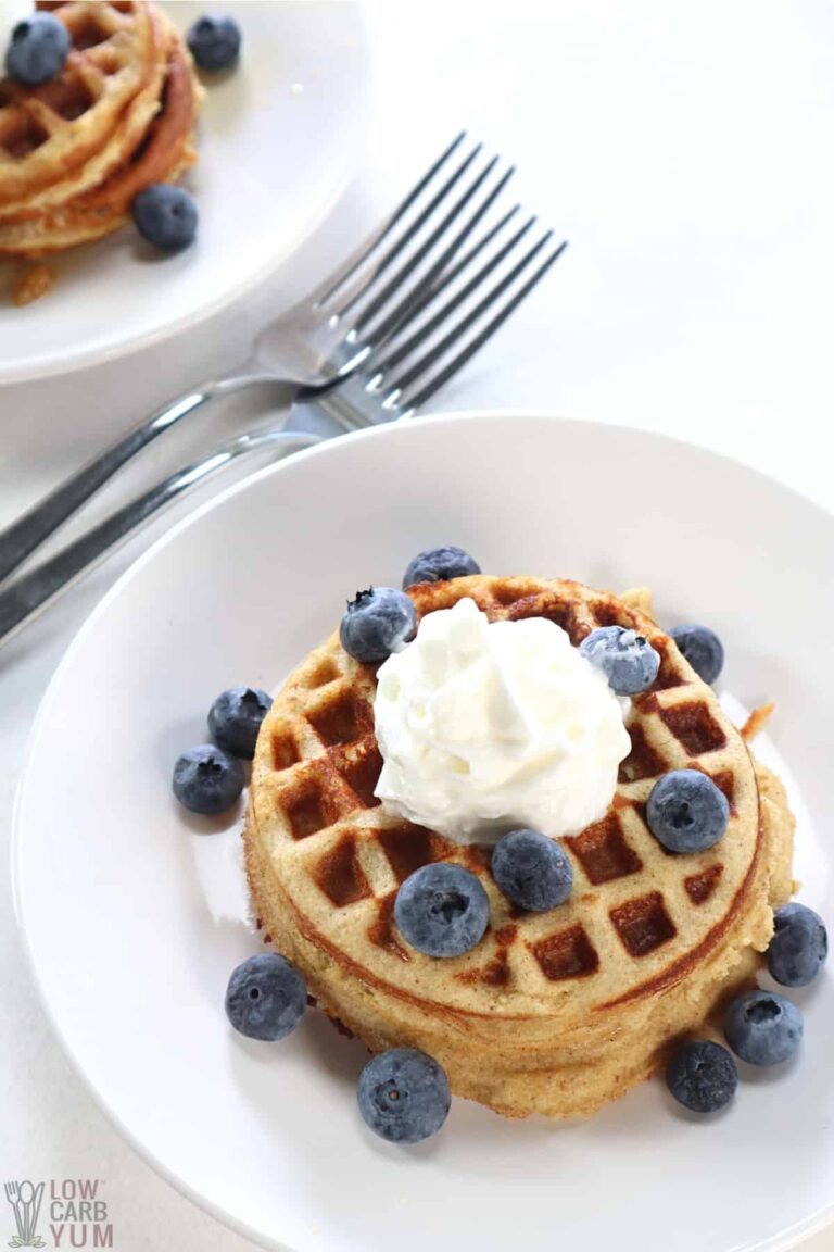 Keto Cinnamon Waffles With Pancake Mix Low Carb Yum