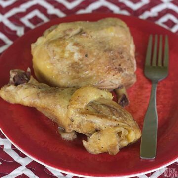 crock pot chicken legs and thighs featured image