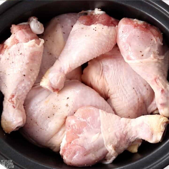 Crock Pot Chicken Legs And Thighs - Low Carb Yum