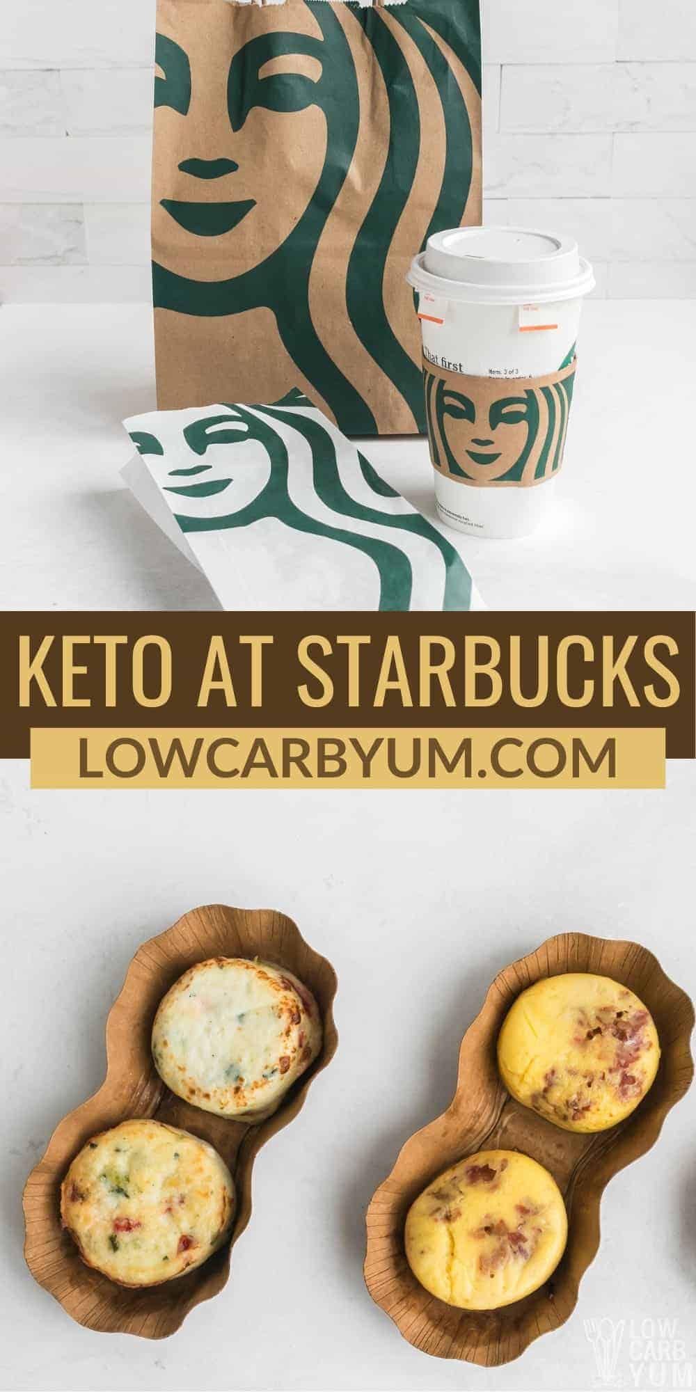 keto starbucks pinterest image