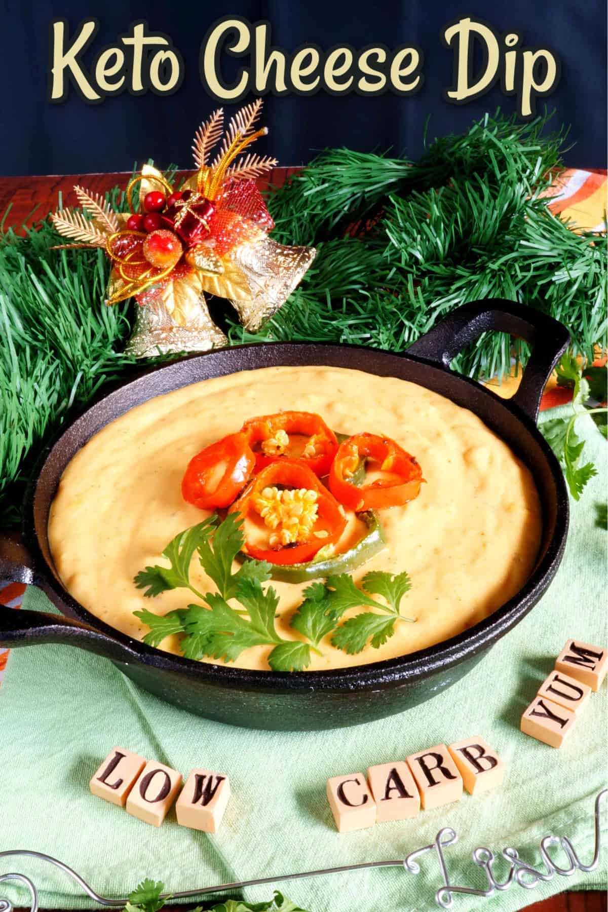 Keto Queso Cheese Dip For Chips & Vegetables Low Carb Yum