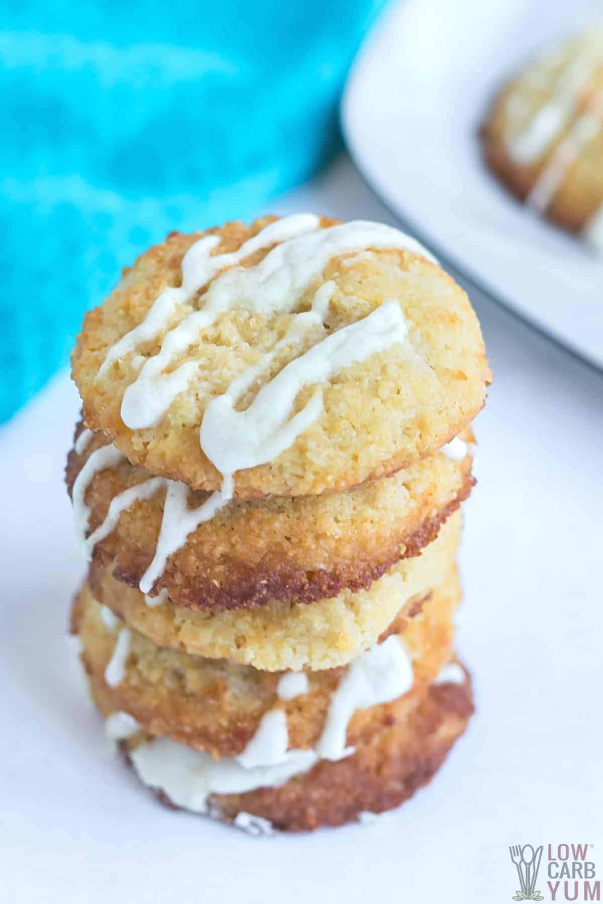 tall stack of ricotta cheese cookies