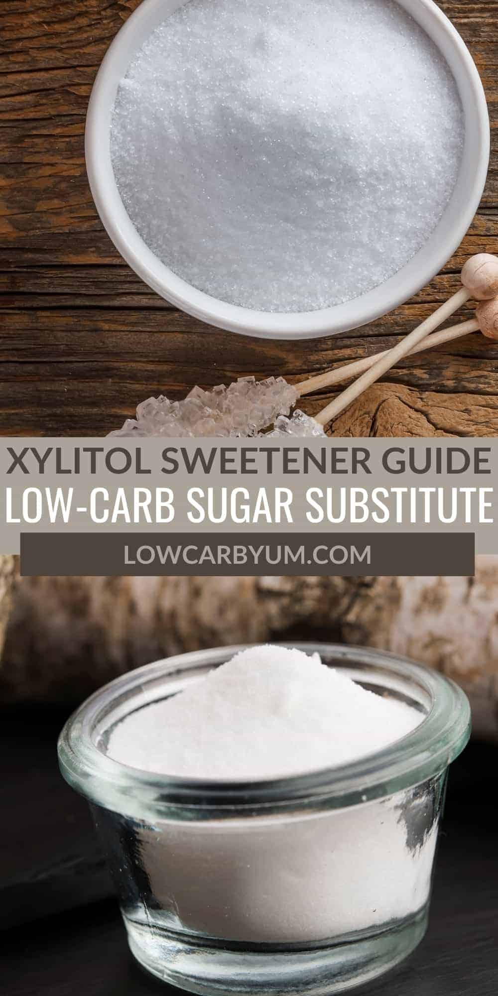 xylitol sweetener pinterest image