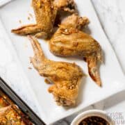 baked teriyaki chicken wings featured image