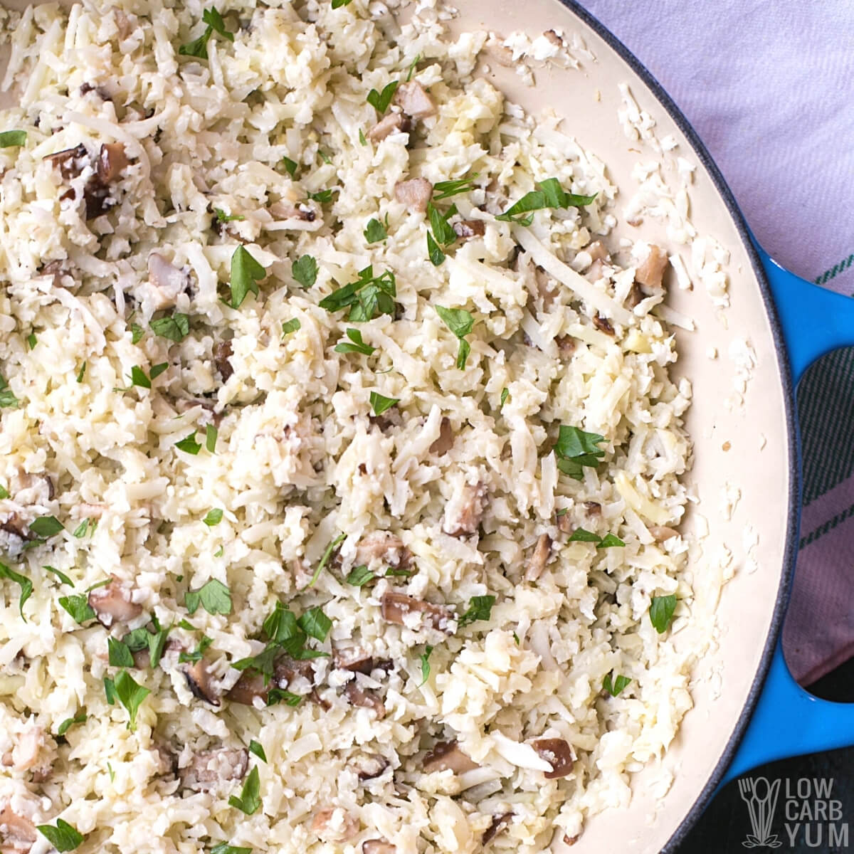 cauliflower rice risotto featured image