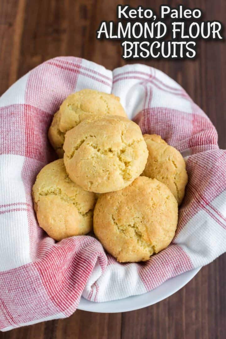 Paleo Keto Almond Flour Biscuits Recipe - Low Carb Yum