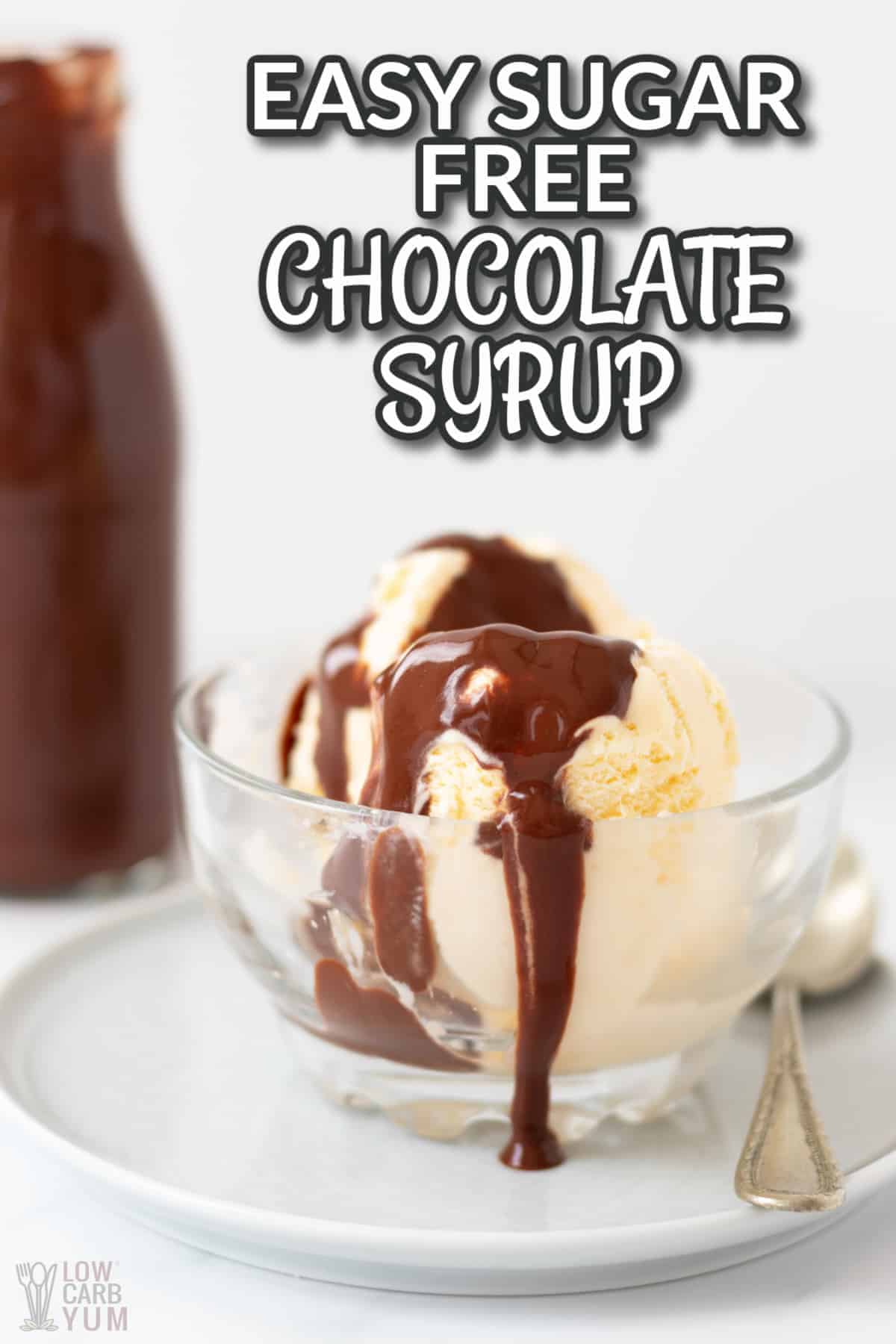 Homemade chocolate syrup for ice cream hot sale