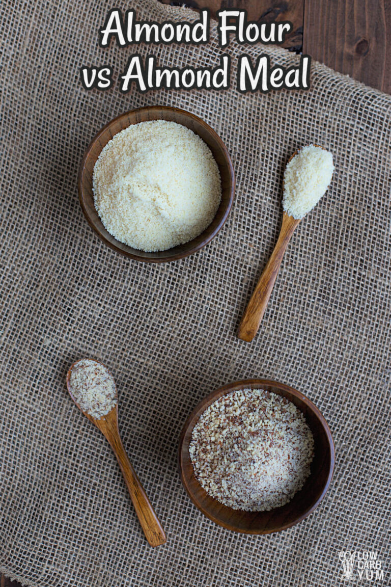 Almond Meal vs. Almond Flour What's The Difference? Low Carb Yum