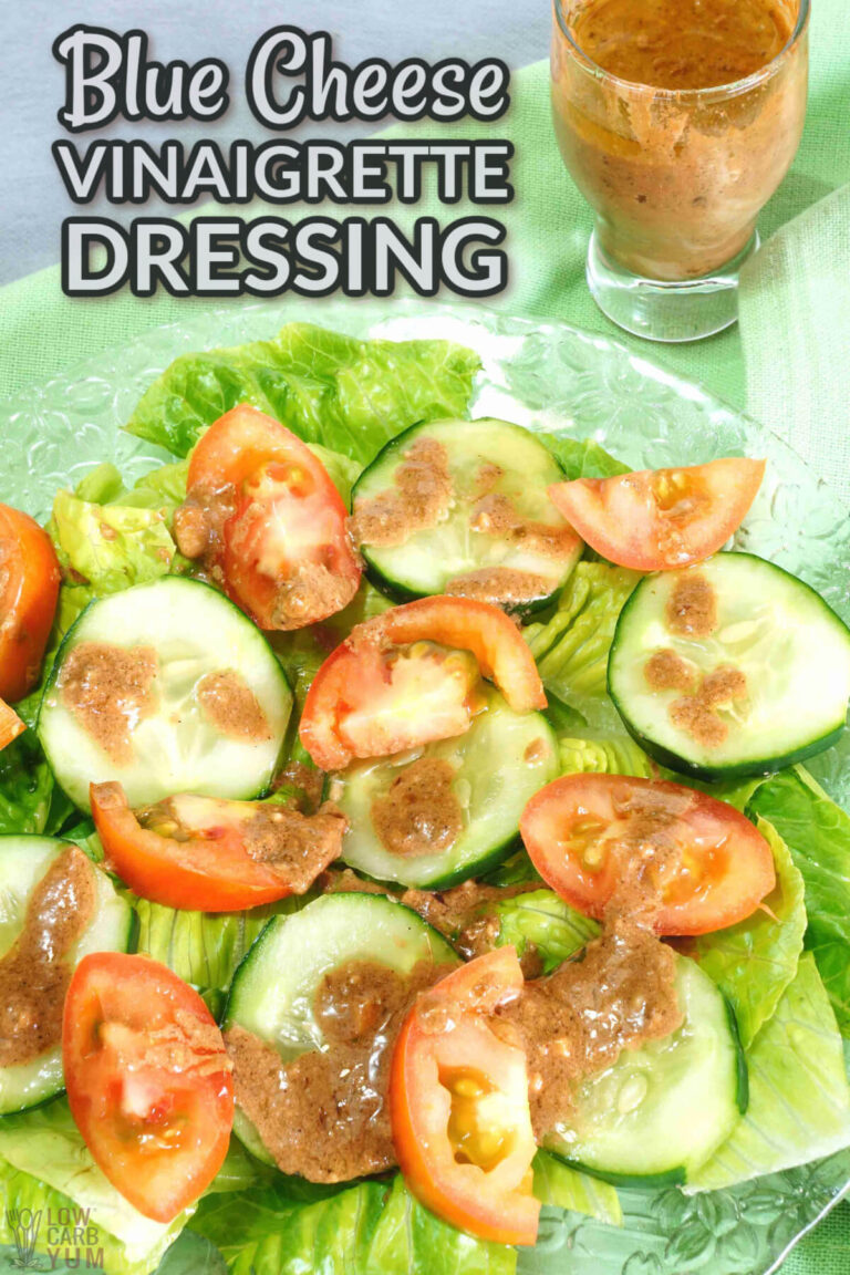 Low Carb Blue Cheese Vinaigrette Dressing Low Carb Yum