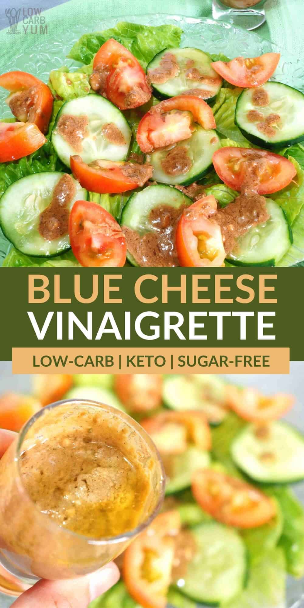 blue cheese vinaigrette pinterest image