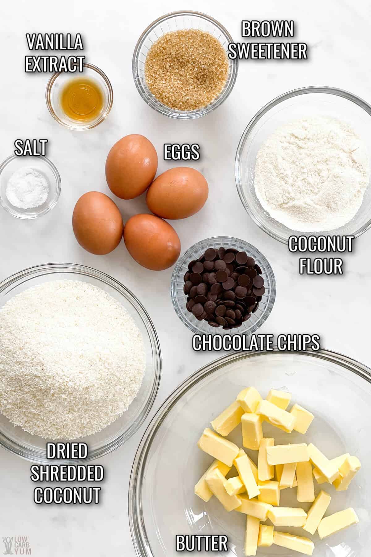 coconut chocolate chip cookie recipe ingredients