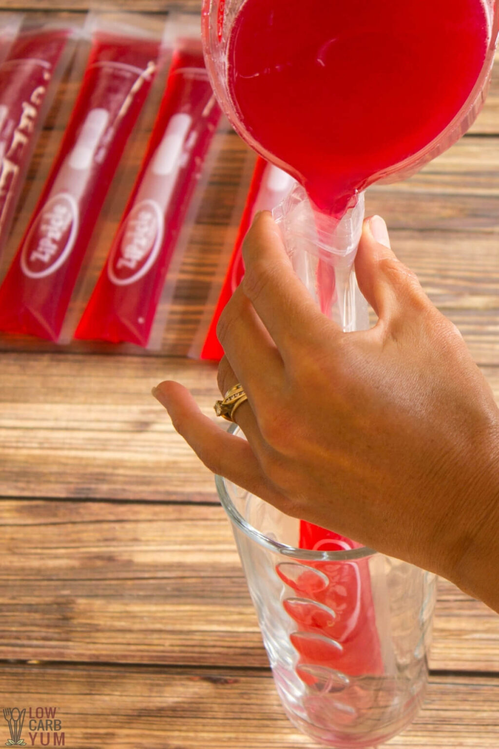 Blueberry Lemonade Popsicles (In Freezer Pop Bags) Low Carb Yum