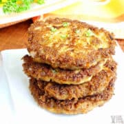 keto crab cakes featured image