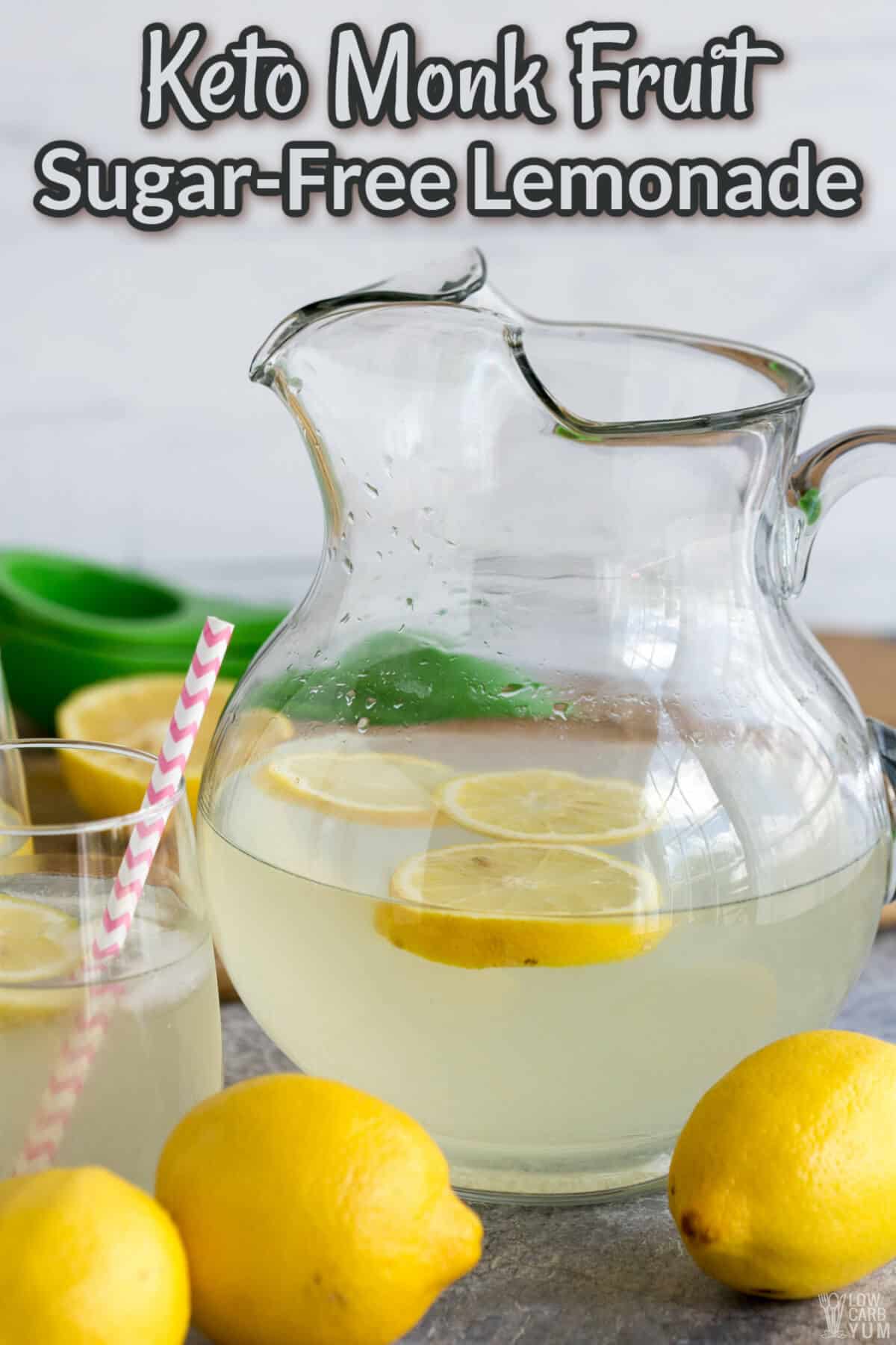 monk fruit sugar free lemonade cover image