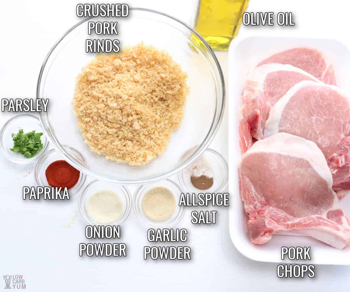 ingredients for pork chops in air fryer recipe
