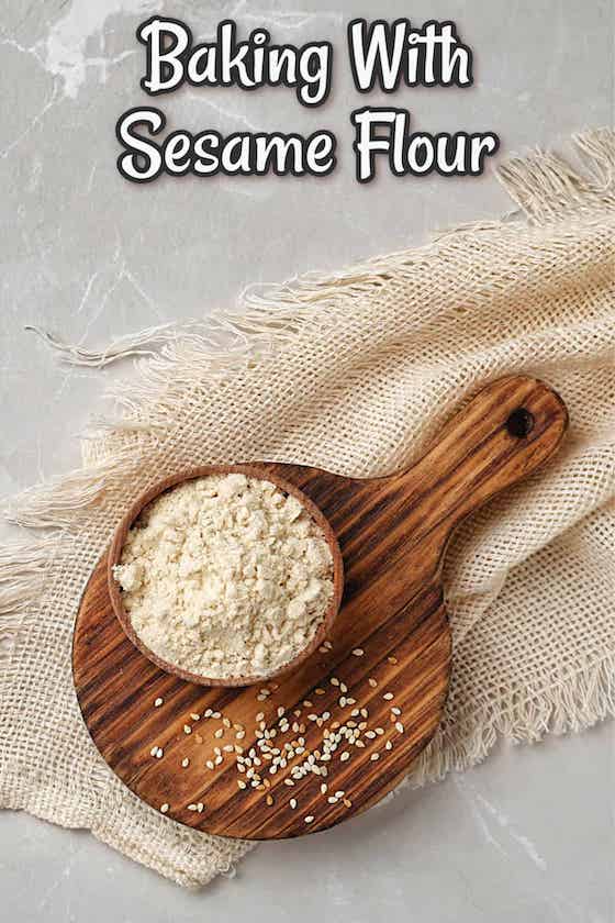 baking with sesame flour cover image