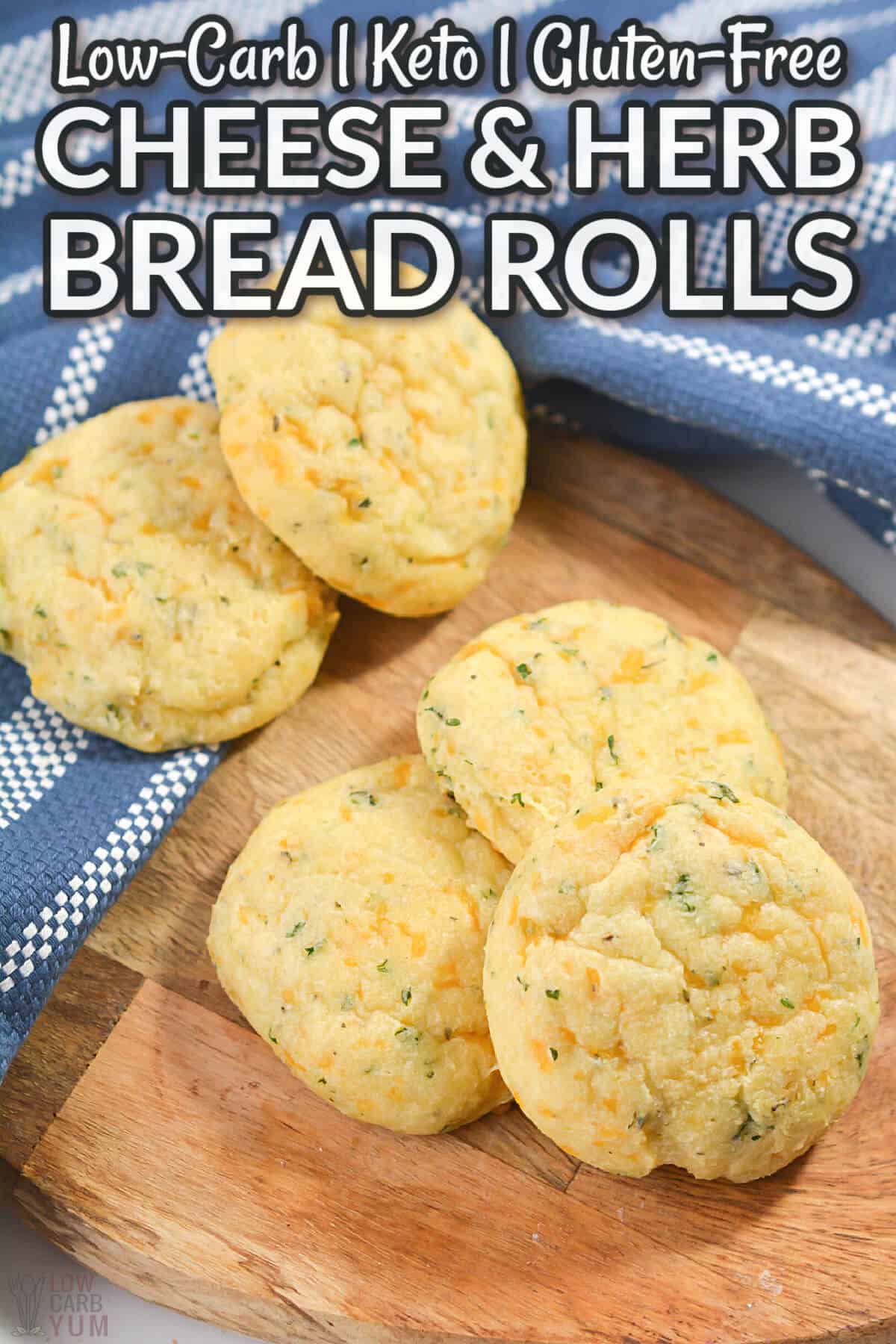 cheese and herb bread rolls cover image