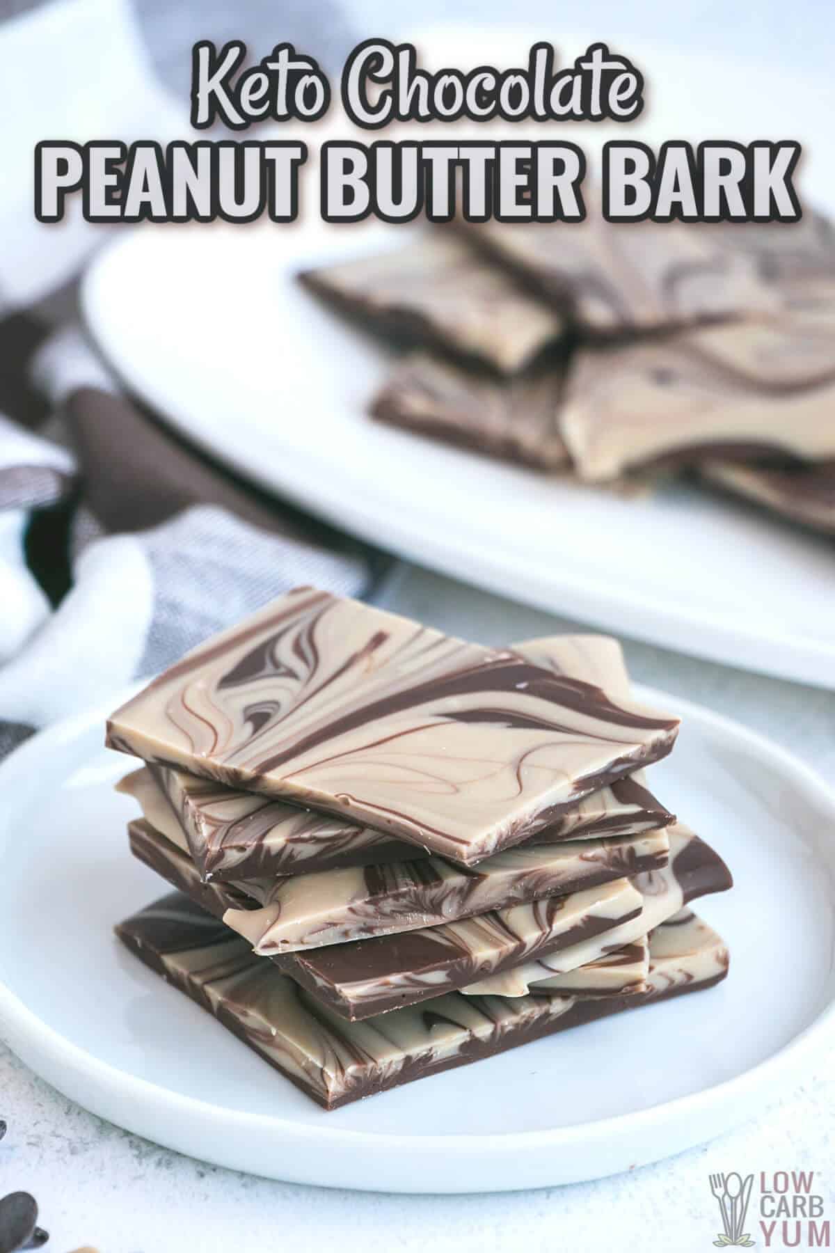 chocolate peanut butter bark cover image