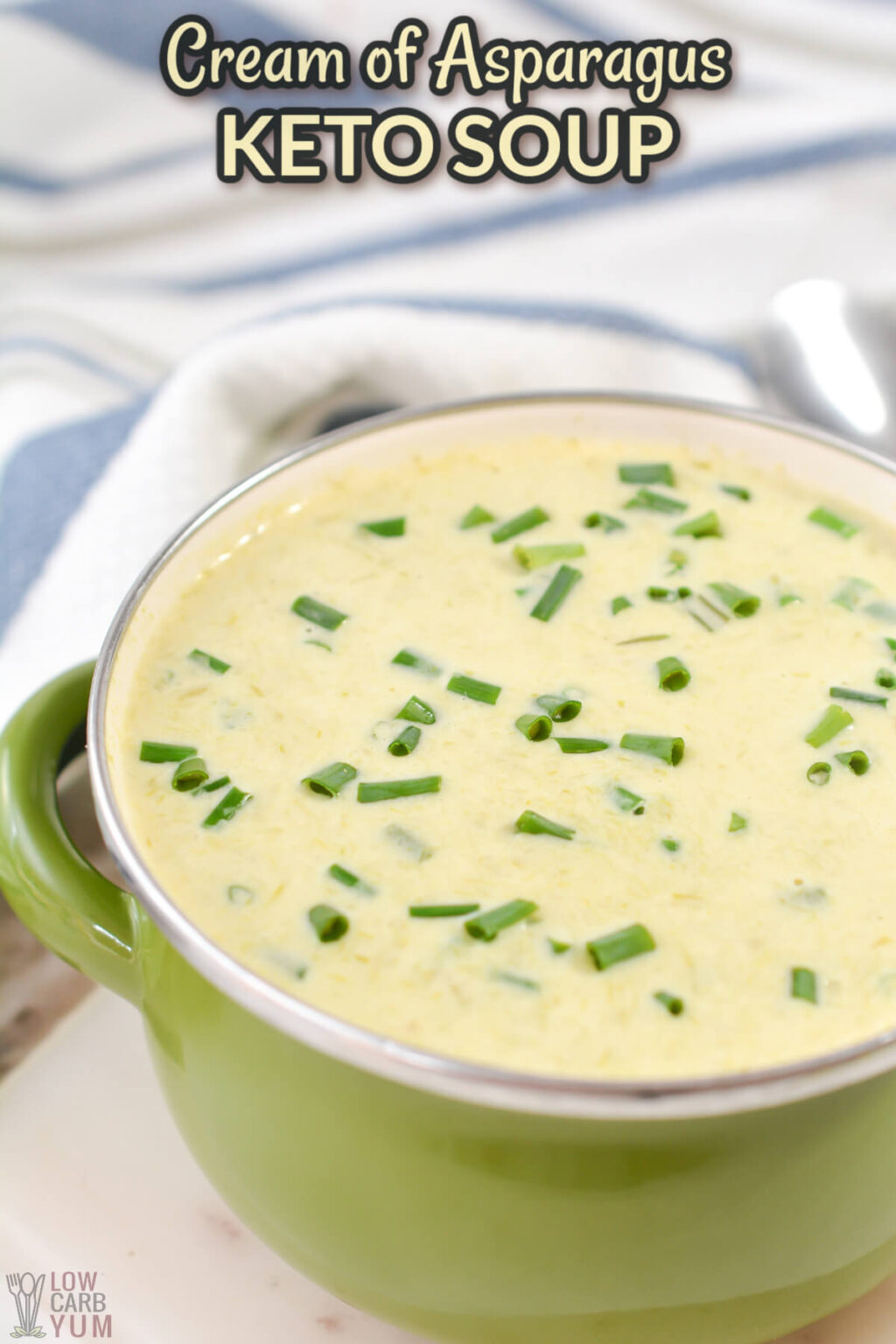 Keto Cream Of Asparagus Soup - Low Carb Yum