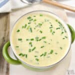 keto cream of asparagus soup featured image