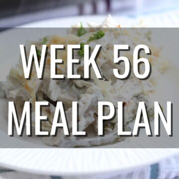 week 56 keto meal plan
