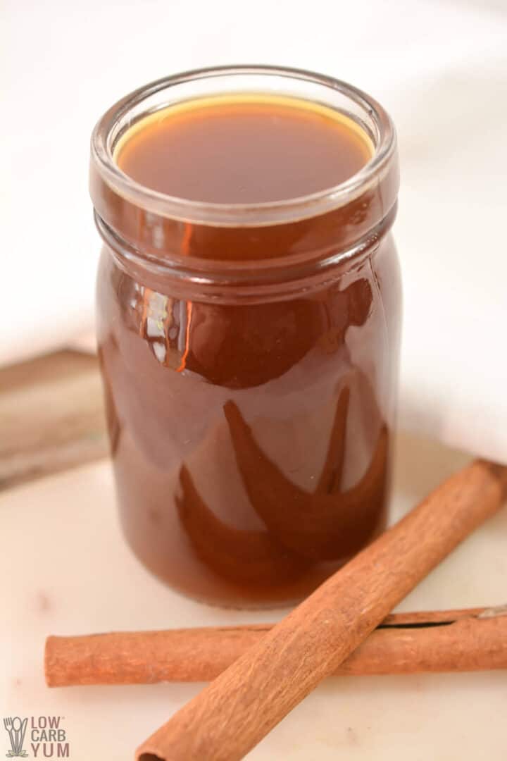 SugarFree Cinnamon Dolce Syrup Low Carb Yum