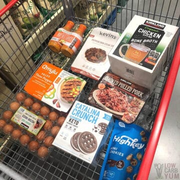 costco keto shopping featured image