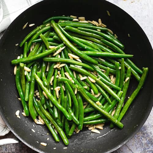 Green Beans Almondine (or Amandine) - Low Carb Yum