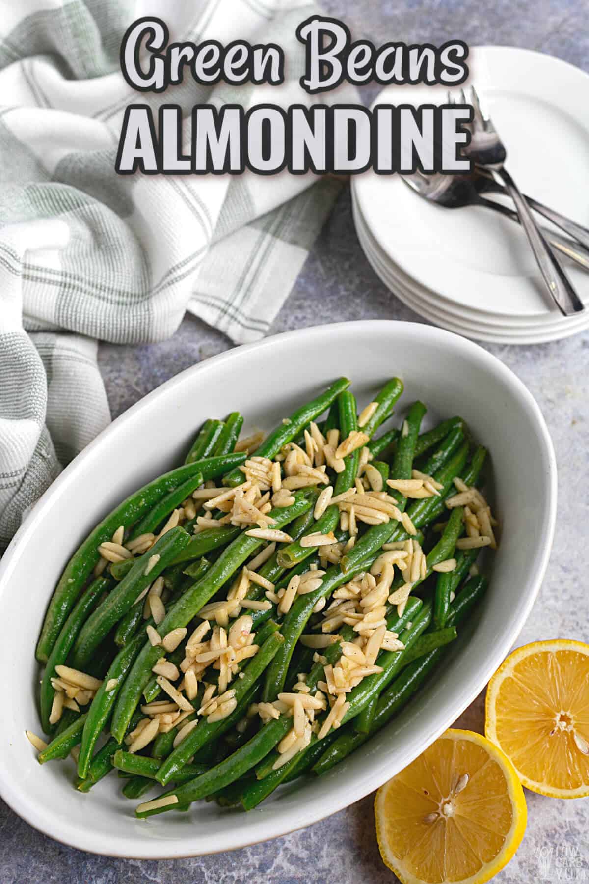 green beans almondine recipe cover image