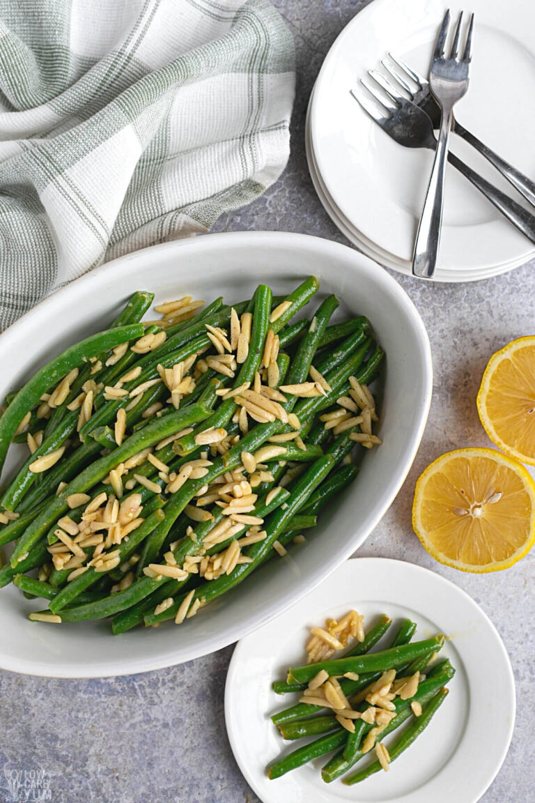 Green Beans Almondine (or Amandine) Low Carb Yum