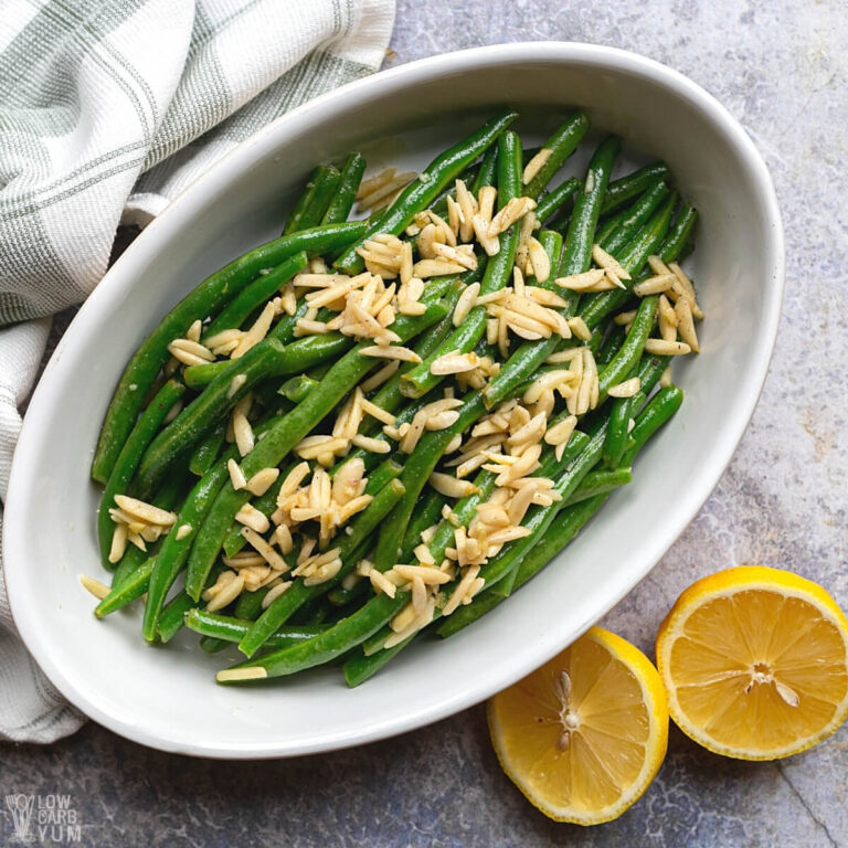 Green Beans Almondine (or Amandine) - Low Carb Yum