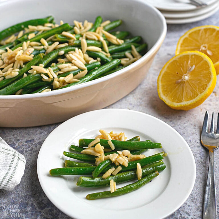 Green Beans Almondine (or Amandine) Low Carb Yum