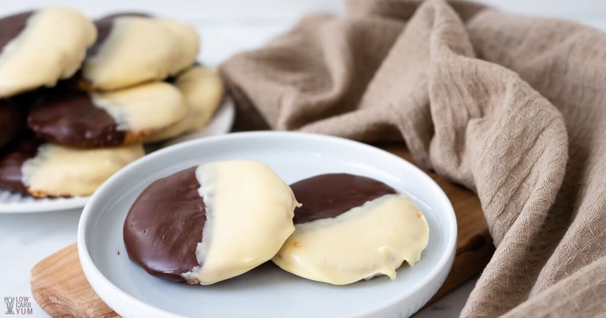 Keto Black And White Cookies
