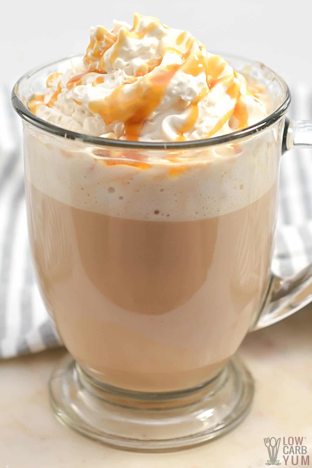 Starbucks copycat keto salted caramel mocha