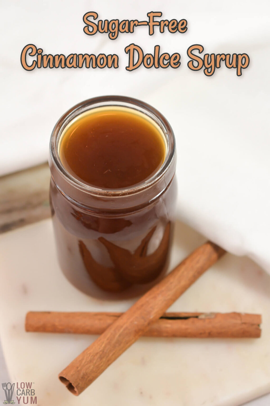 SugarFree Cinnamon Dolce Syrup Low Carb Yum