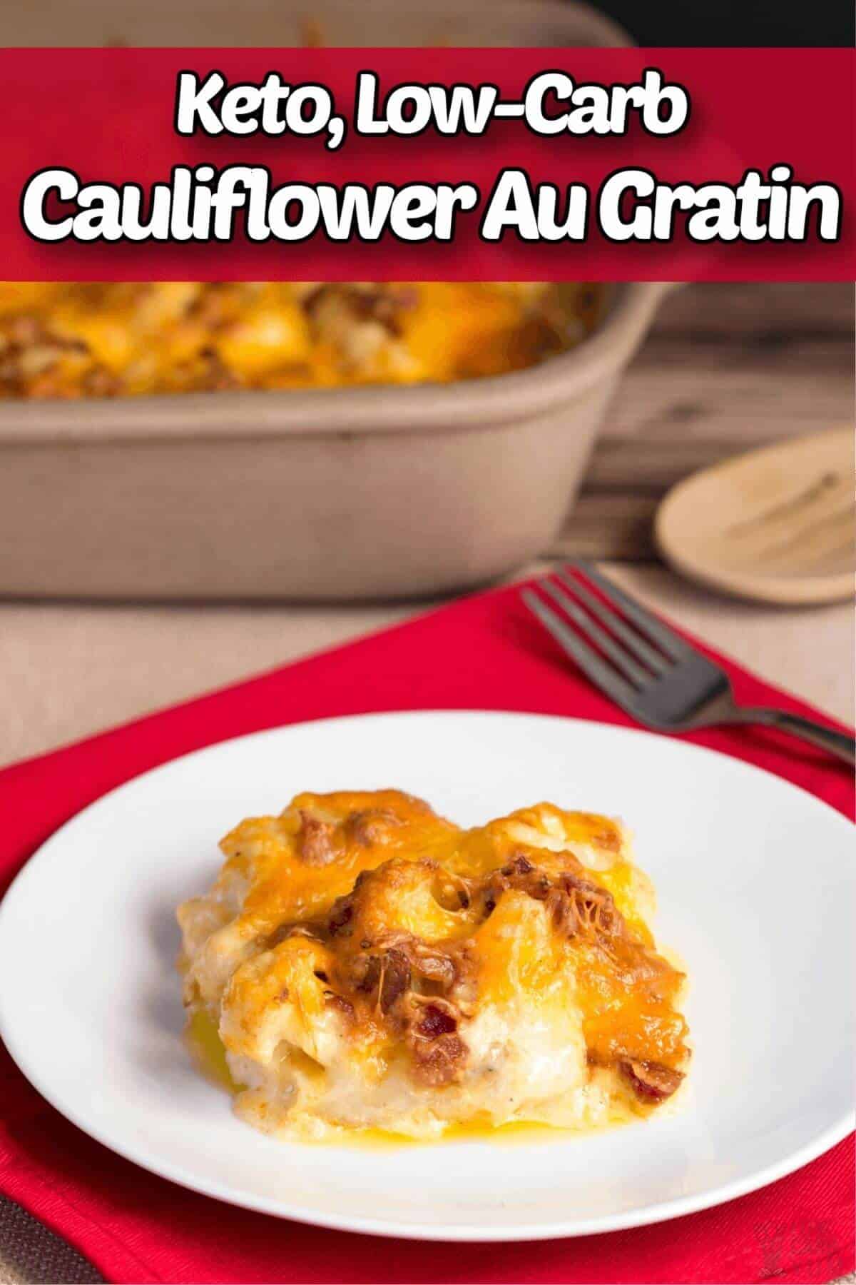 keto cauliflower au gratin