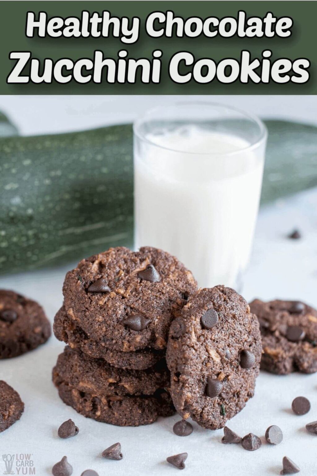 Healthy Chocolate Zucchini Cookies Recipe Low Carb Yum