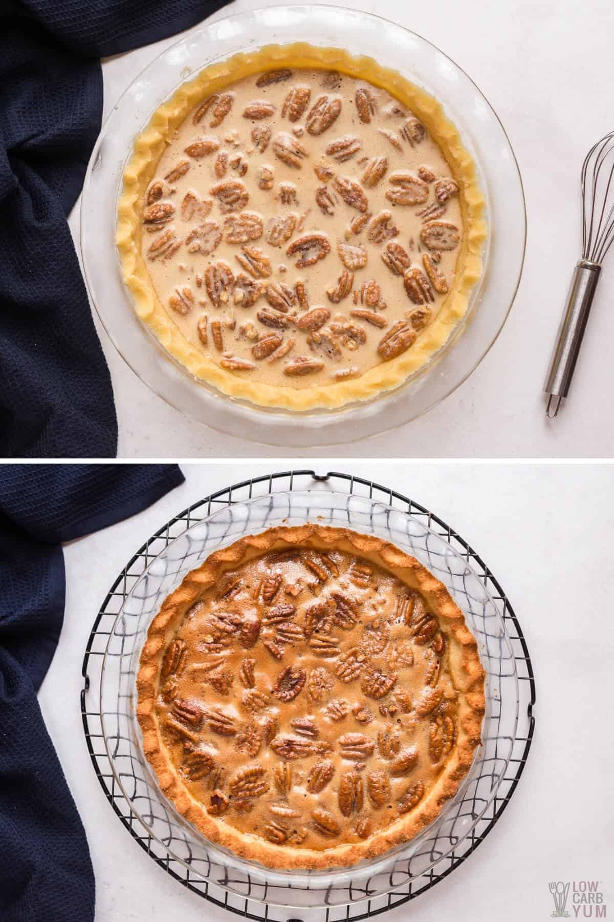 baking the low-carb pie