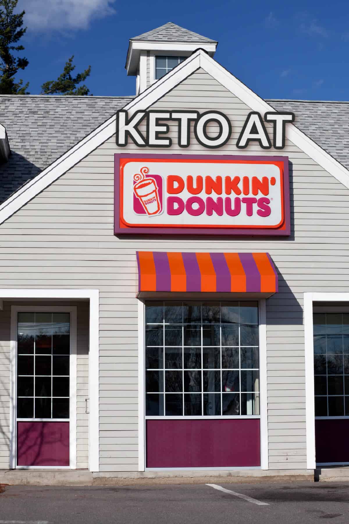 keto at dunkin donuts cover image