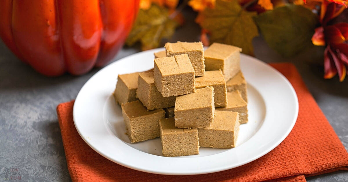 Easy Pumpkin Fudge Recipe - Low Carb Yum