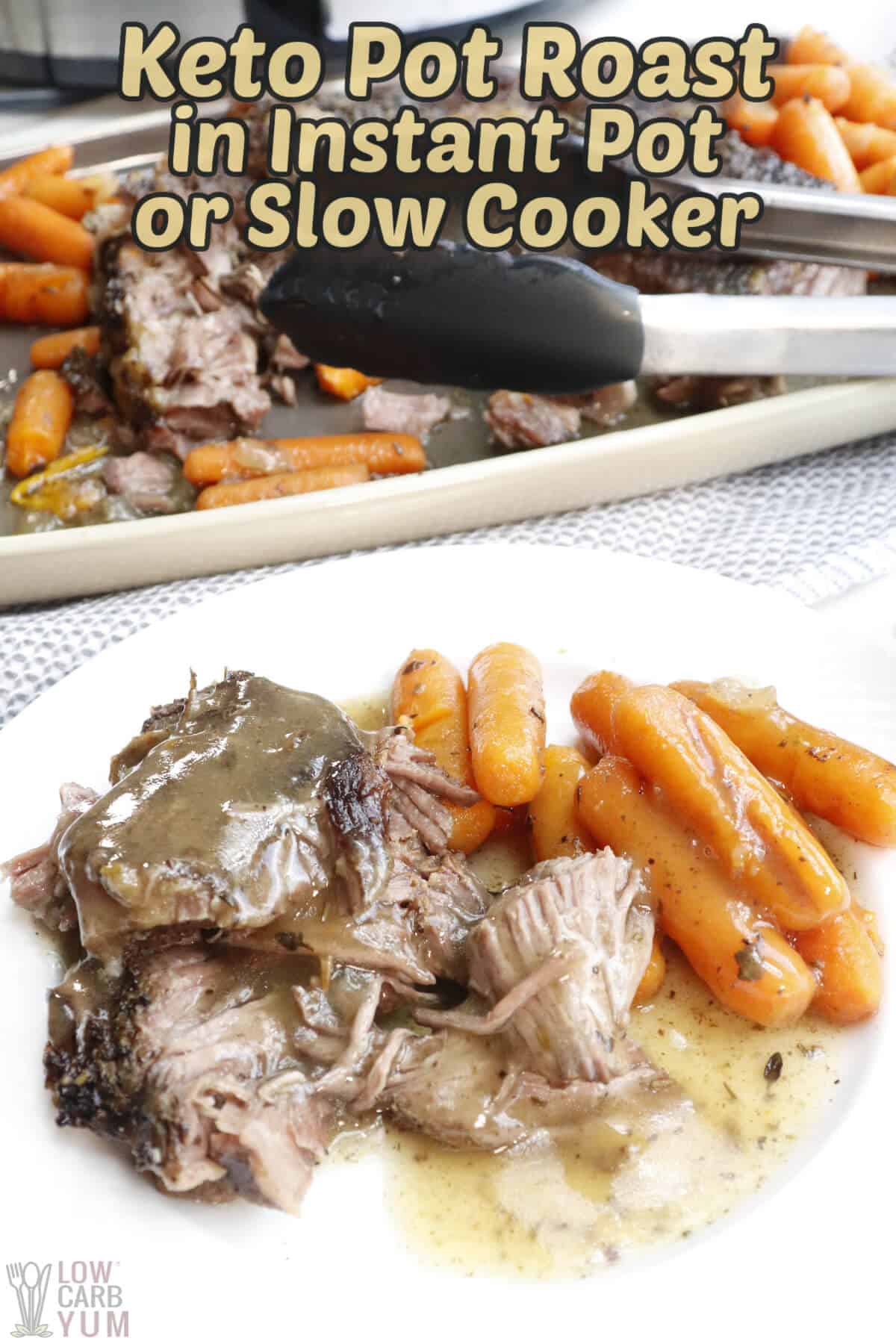 Keto Pot Roast Slow Cooker Recipe Low Carb Yum