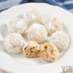 keto snowball cookies