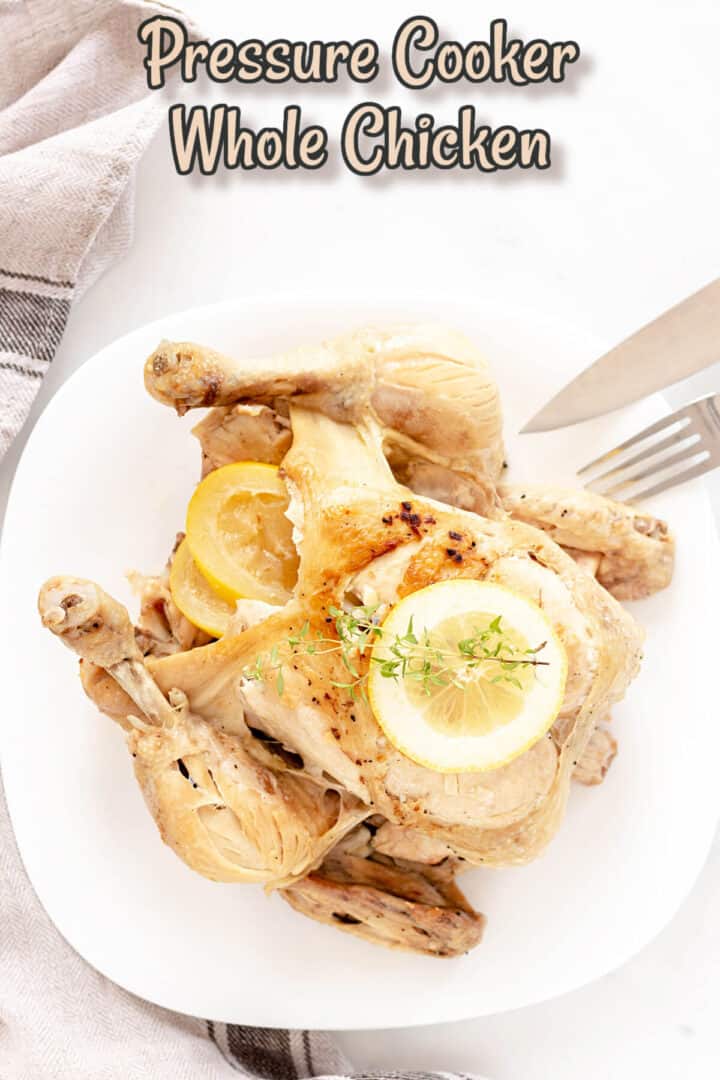 Pressure Cooker Whole Chicken (In The Instant Pot) Low Carb Yum
