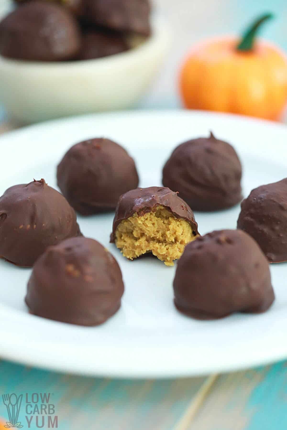 pumpkin keto truffle recipe